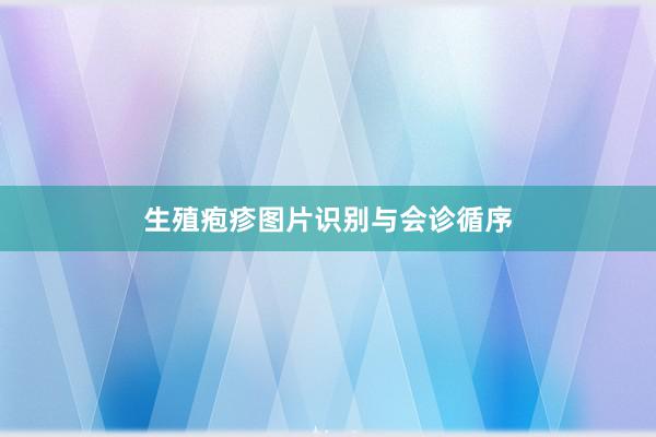 生殖疱疹图片识别与会诊循序